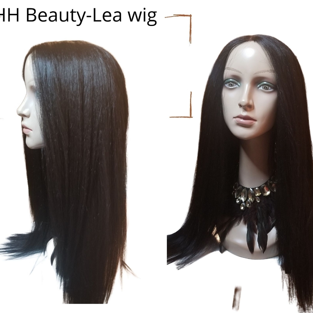 Kinky Straight Synthetic-Lea